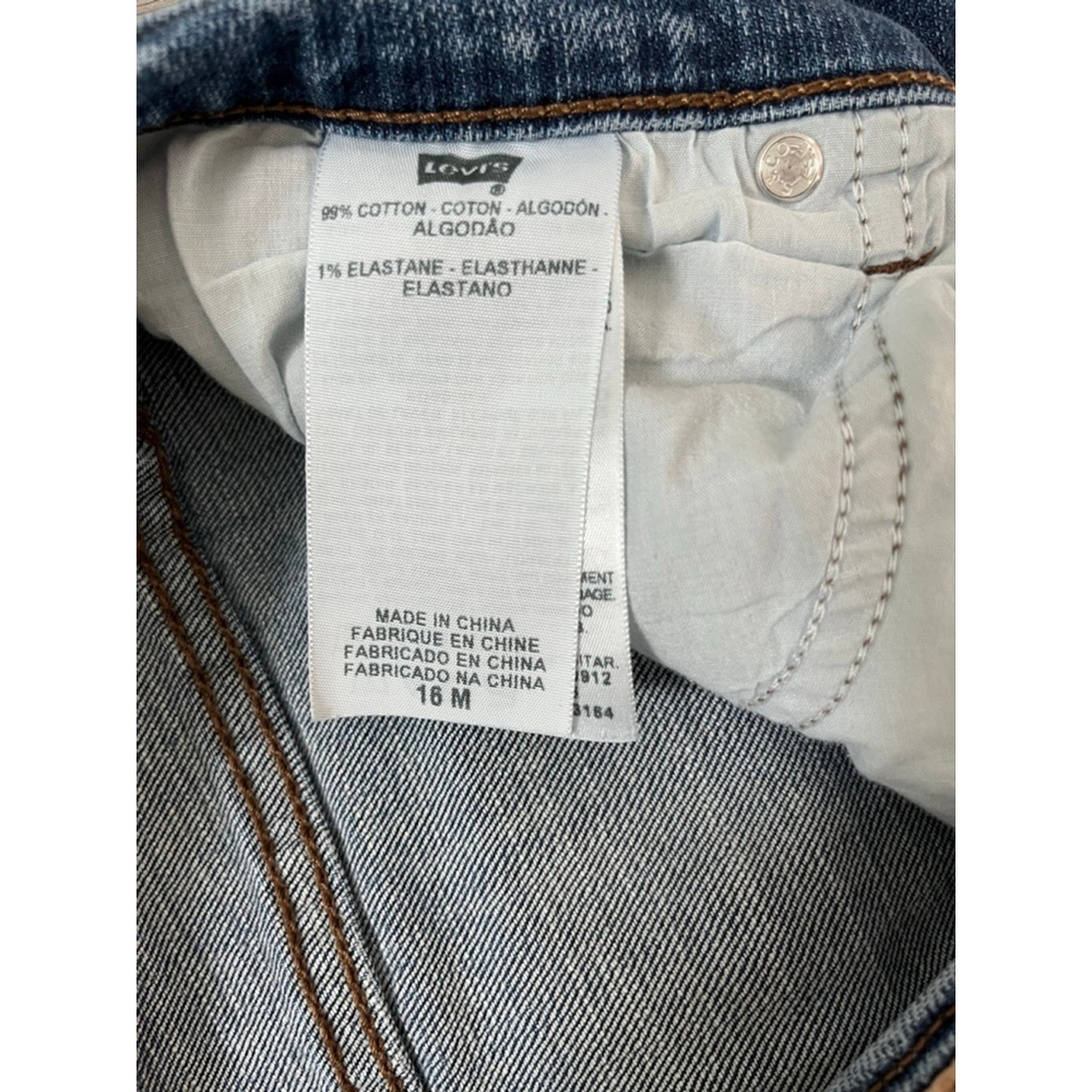 Levi's 505 Straight Leg Jeans Women Blue Size 16 - Picture 5 of 5